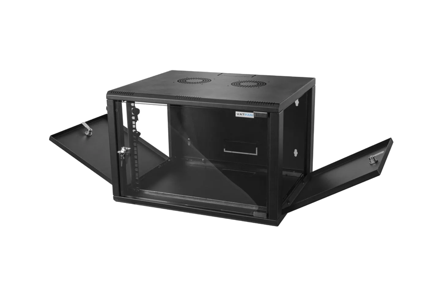 7U 19" 450mm Duvar Tipi Rack Kabinet — 2