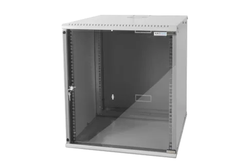 12U 19" 600mm Duvar Tipi Rack Kabin Beyaz