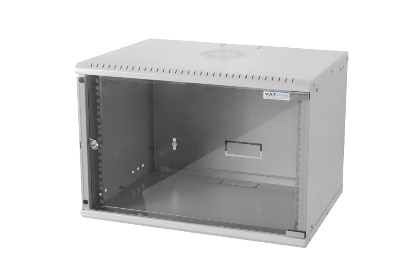 7U 19" 400mm Duvar Tipi Rack Kabinet Beyaz