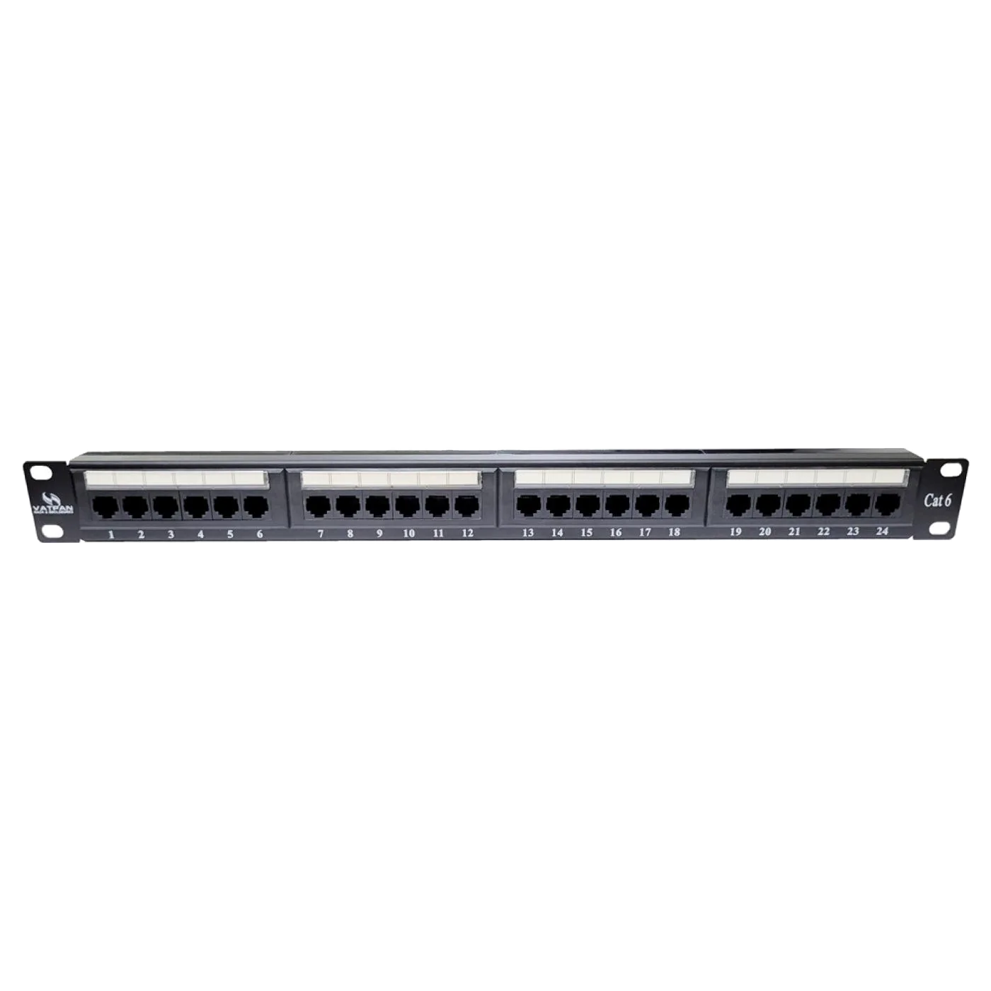 19" 24 Port Cat6 Patch Panel Dolu — 3