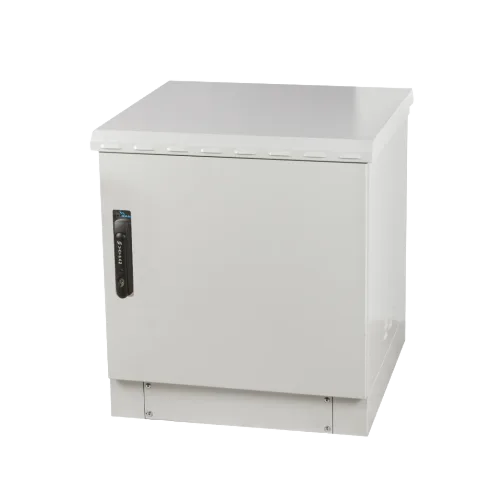 9U 19" 600mm Outdoor Rack Kabinet Çift Cidarlı