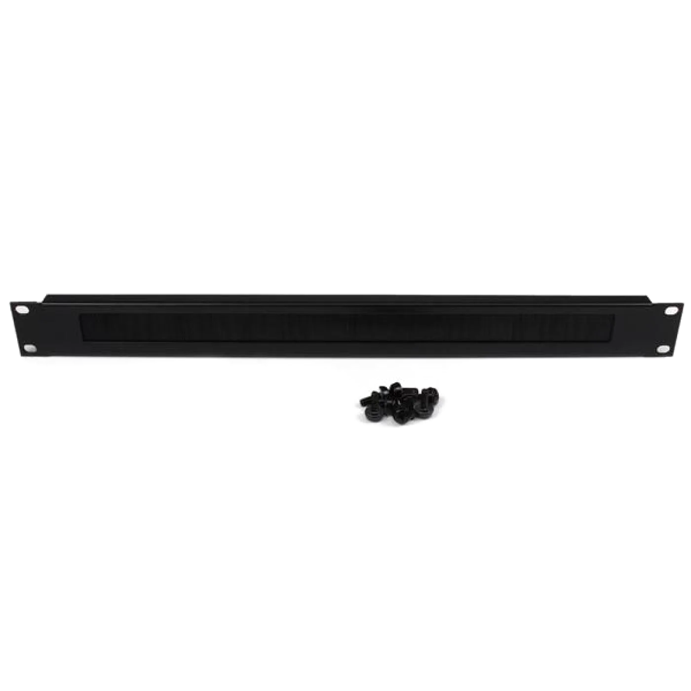 19" 1U Yatay Kablo Düzenleyici Fırçalı Organizer
