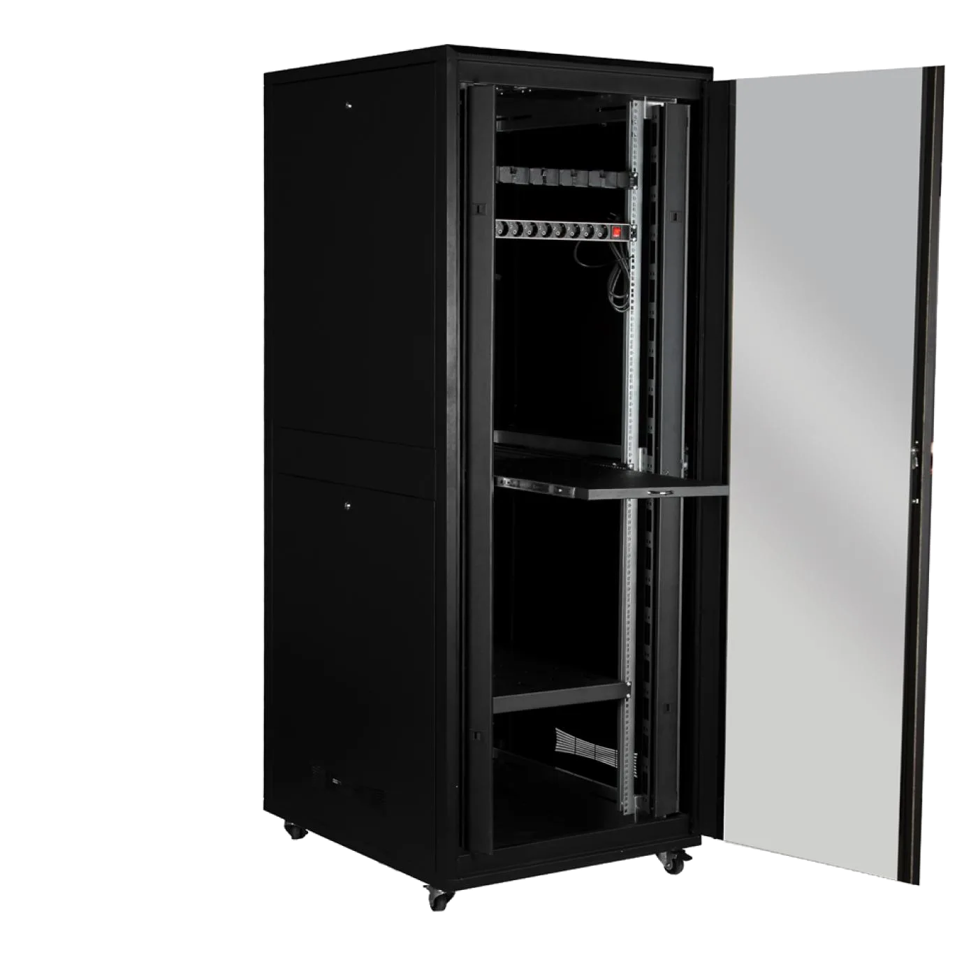 42U 19" 800x1000mm Dikili Tip Dolu Set Rack Kabinet — 4