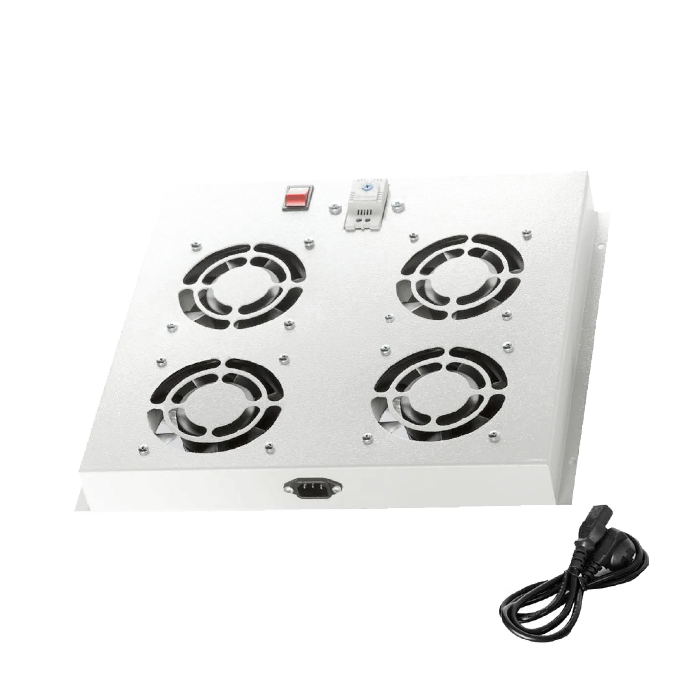 4lü 19" Outdoor Fan Modülü Termostatlı On/Off Switch — 2