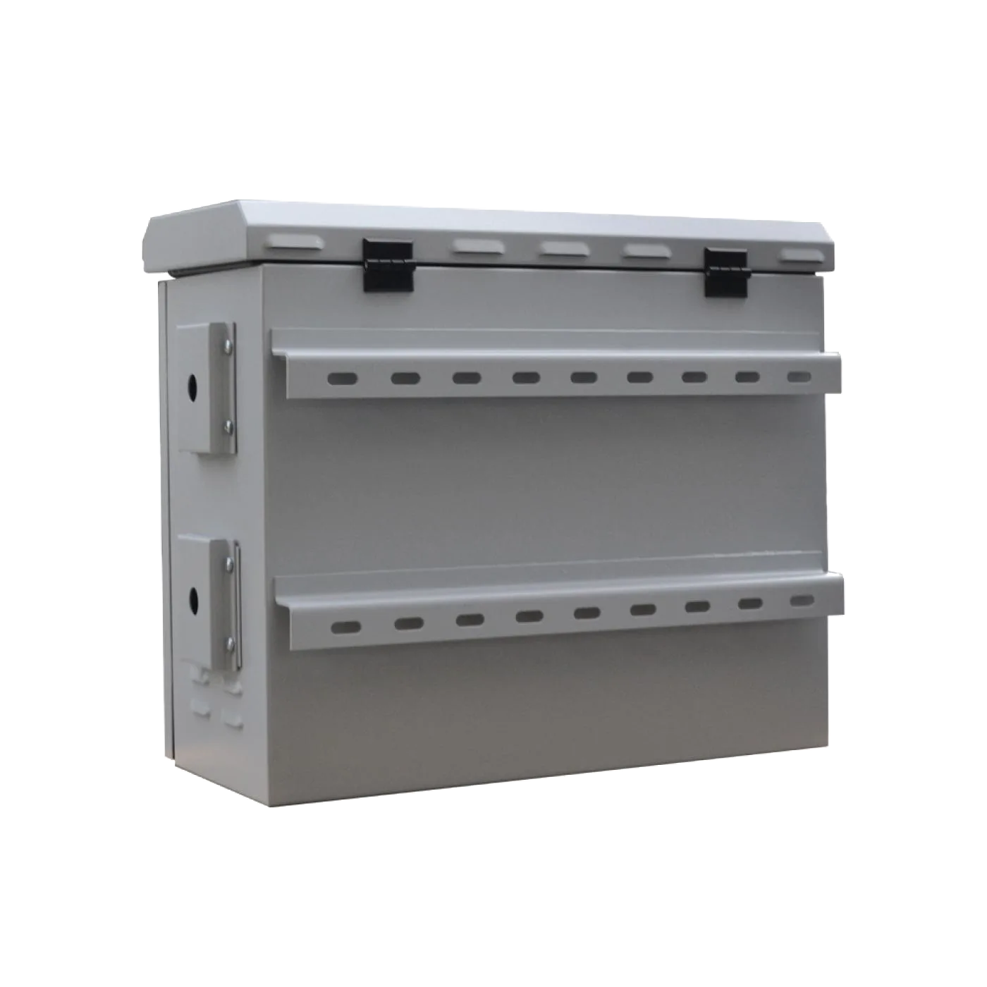 12U 19" 300mm Outdoor Mobese Direk Tipi Rack Kabinet Çift Cidarlı — 4