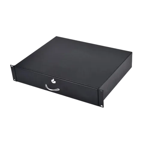 19" 2U Kitlitlenebilir Rack Kabin Depolama Çekmecesi 350mm