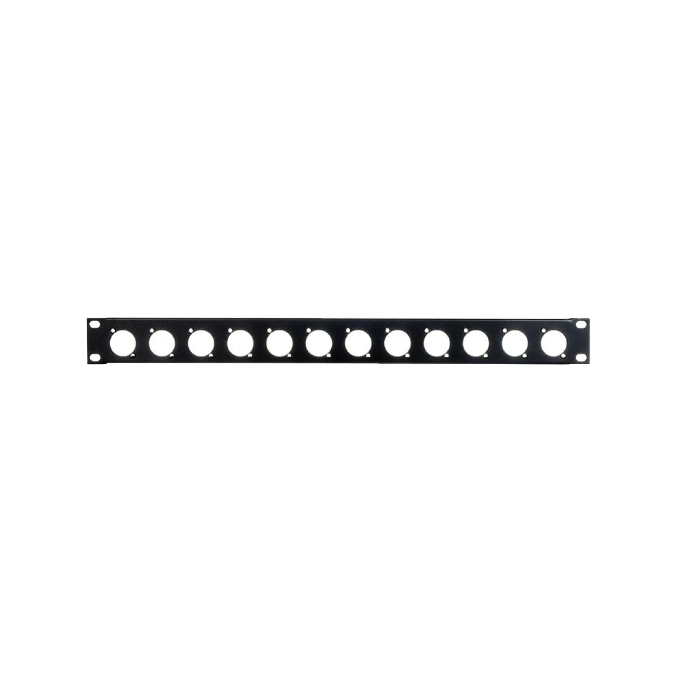 19" 1U 12 Port XLR Patch Panel