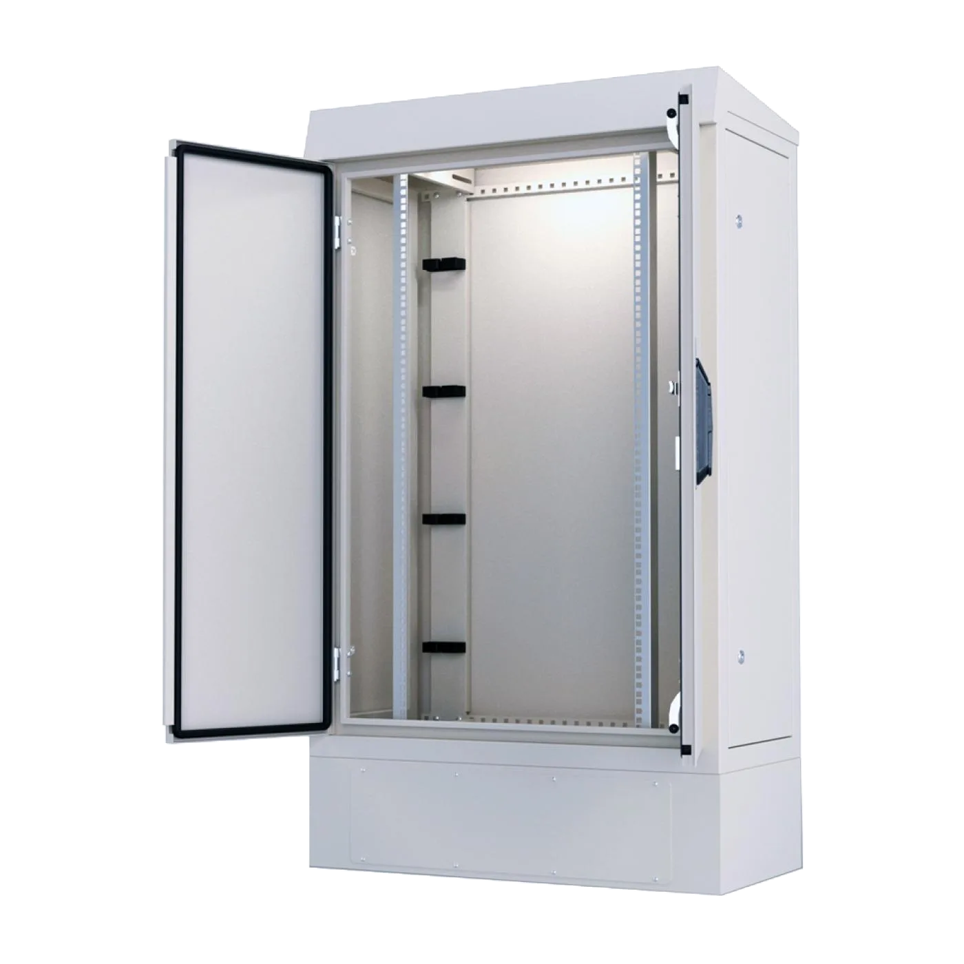 22U 19" 400mm Outdoor Fiber Optic Rack Kabinet — 2