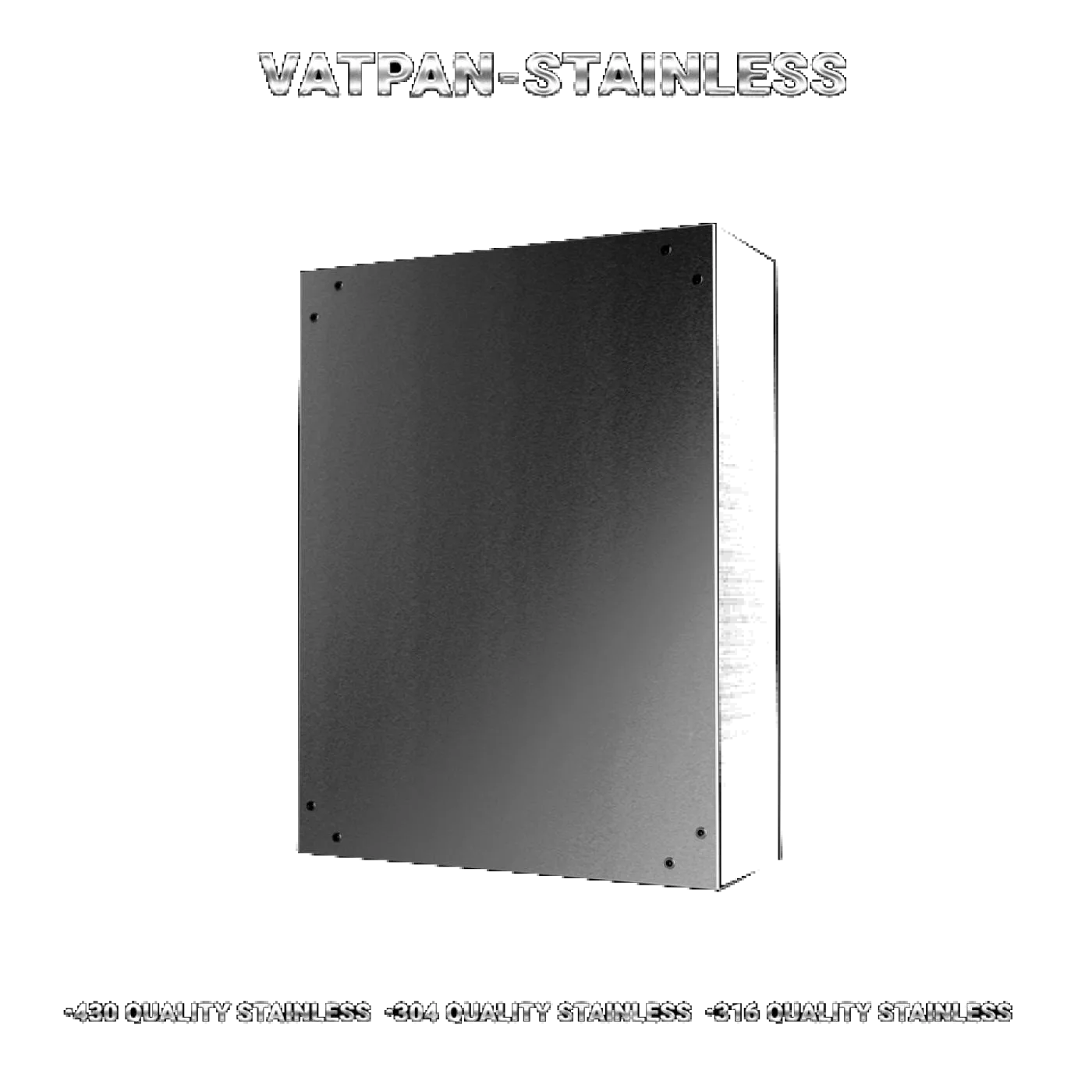 700x1000x200mm Sıva Üstü Monoblok Paslanmaz Pano — 3