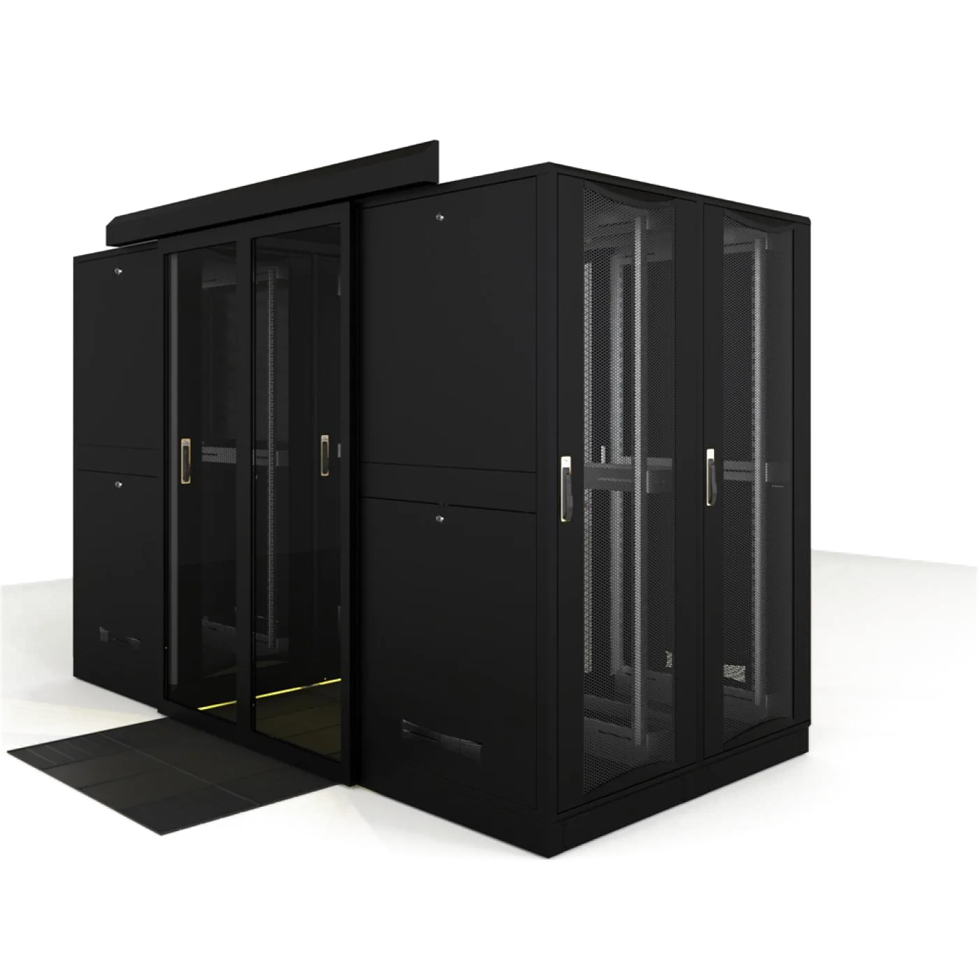42U 19" 800x1000mm 4 lü Full Set Veri Merkezi Kabini
