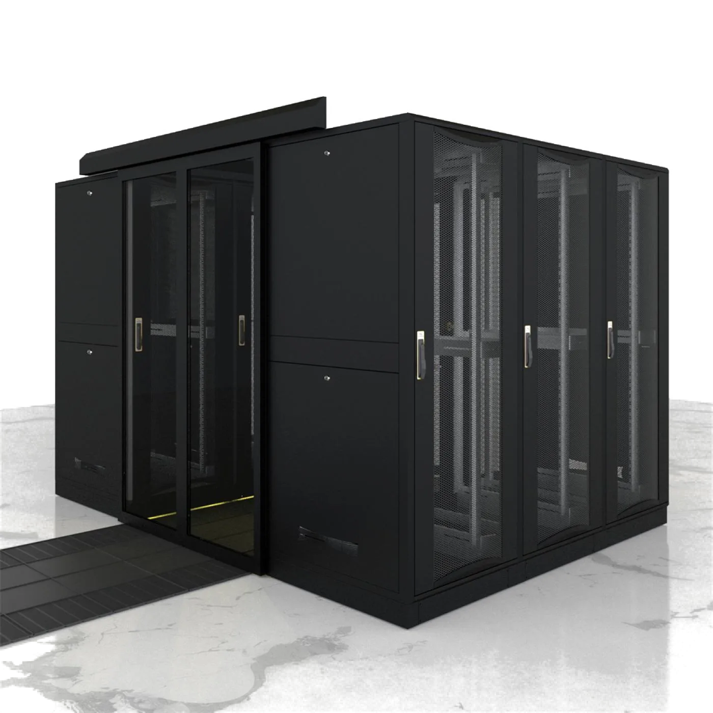 42U 19" 800x1000mm 6 lı Full Set Veri Merkezi Kabini