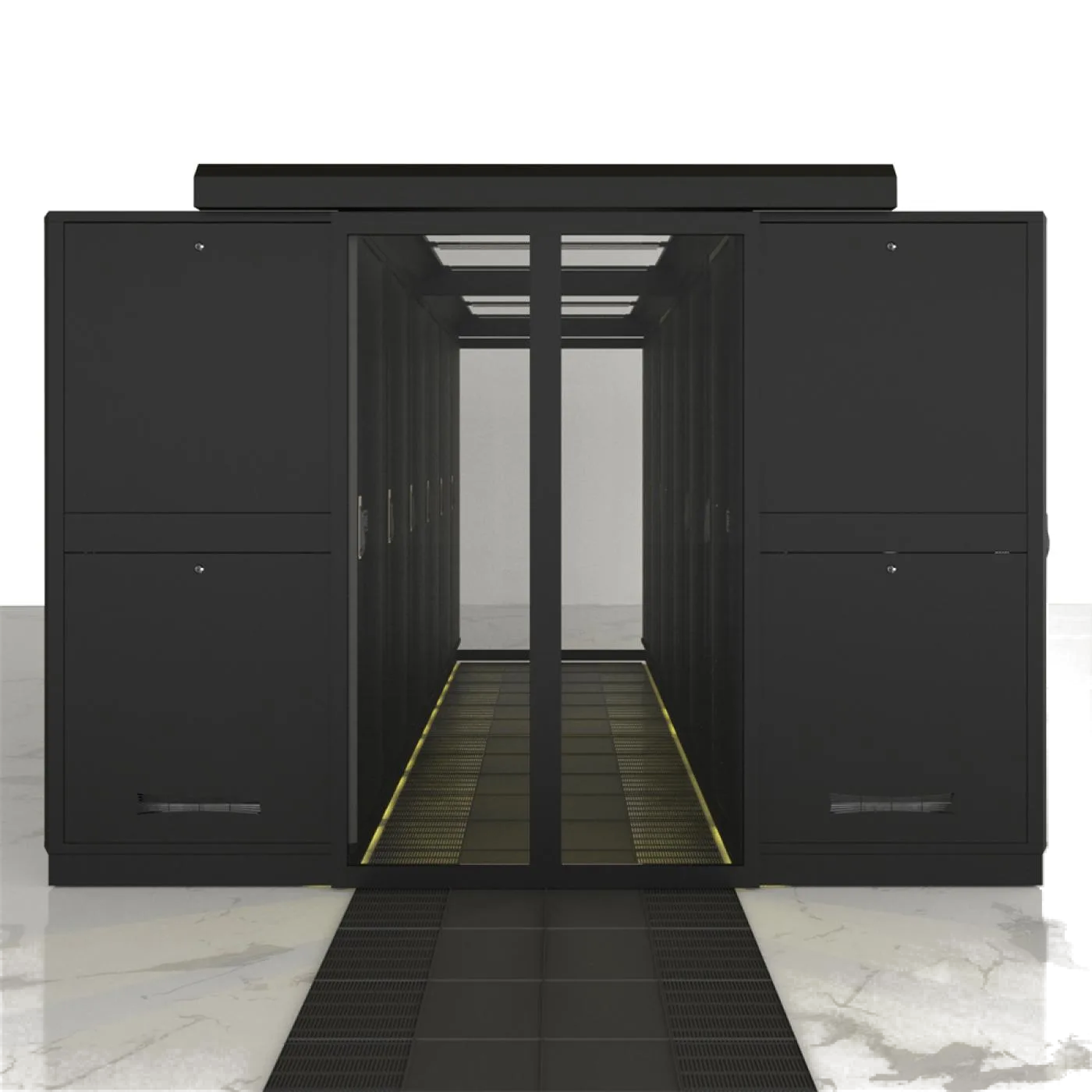42U 19" 800x1000mm 12 li Full Set Veri Merkezi Kabini — 2