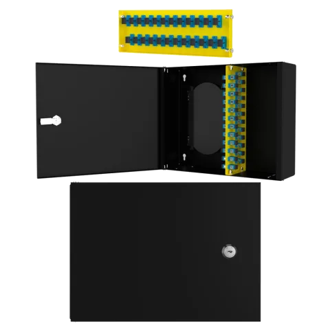 Duvar Tipi 24 Port SC Simplex Fiber Optik Kutu Dolu Set