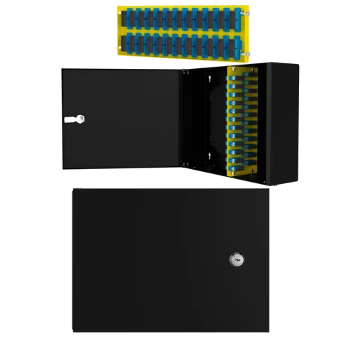 Duvar Tipi 24 Port LC Duplex Fiber Optik Kutu Dolu Set