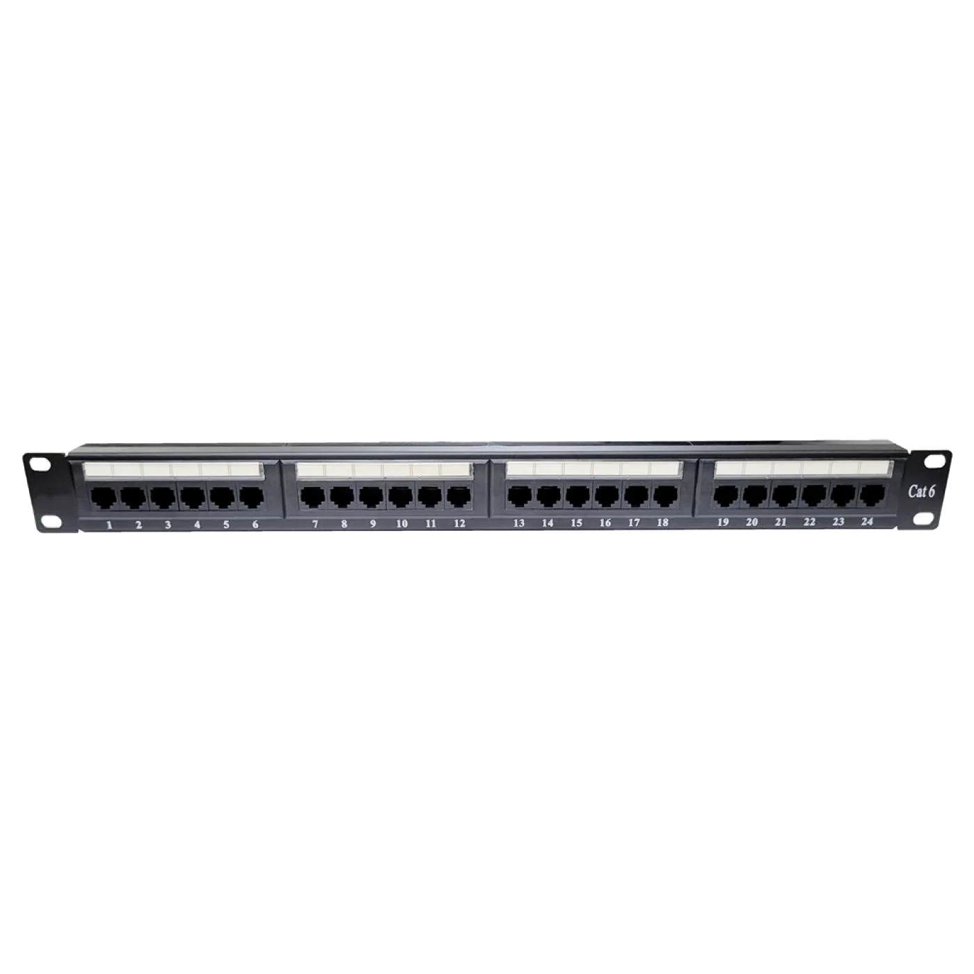 19" 24 Port Cat6 Patch Panel Dolu — 4