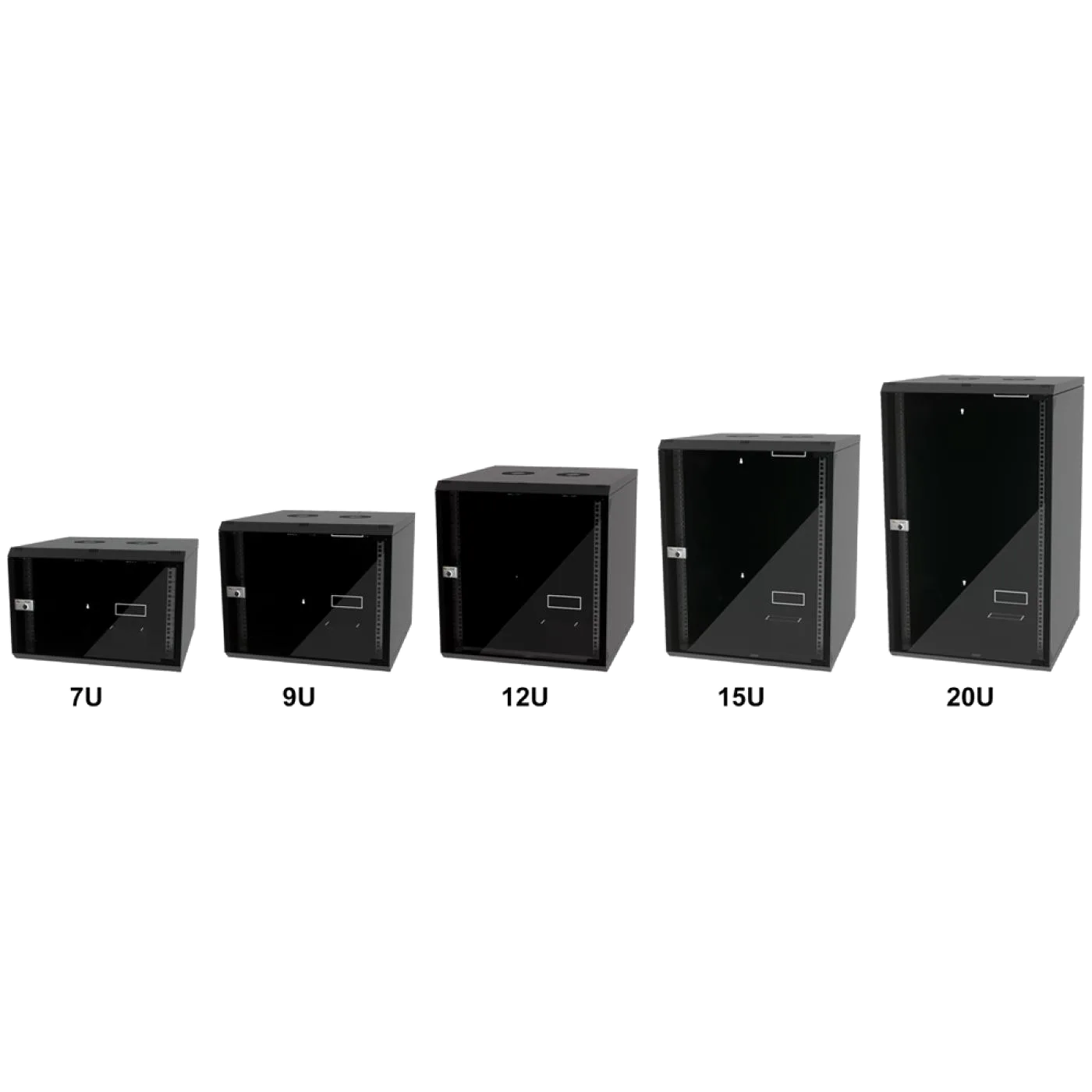 12U 19" 600mm Duvar Tipi Rack Kabin — 7