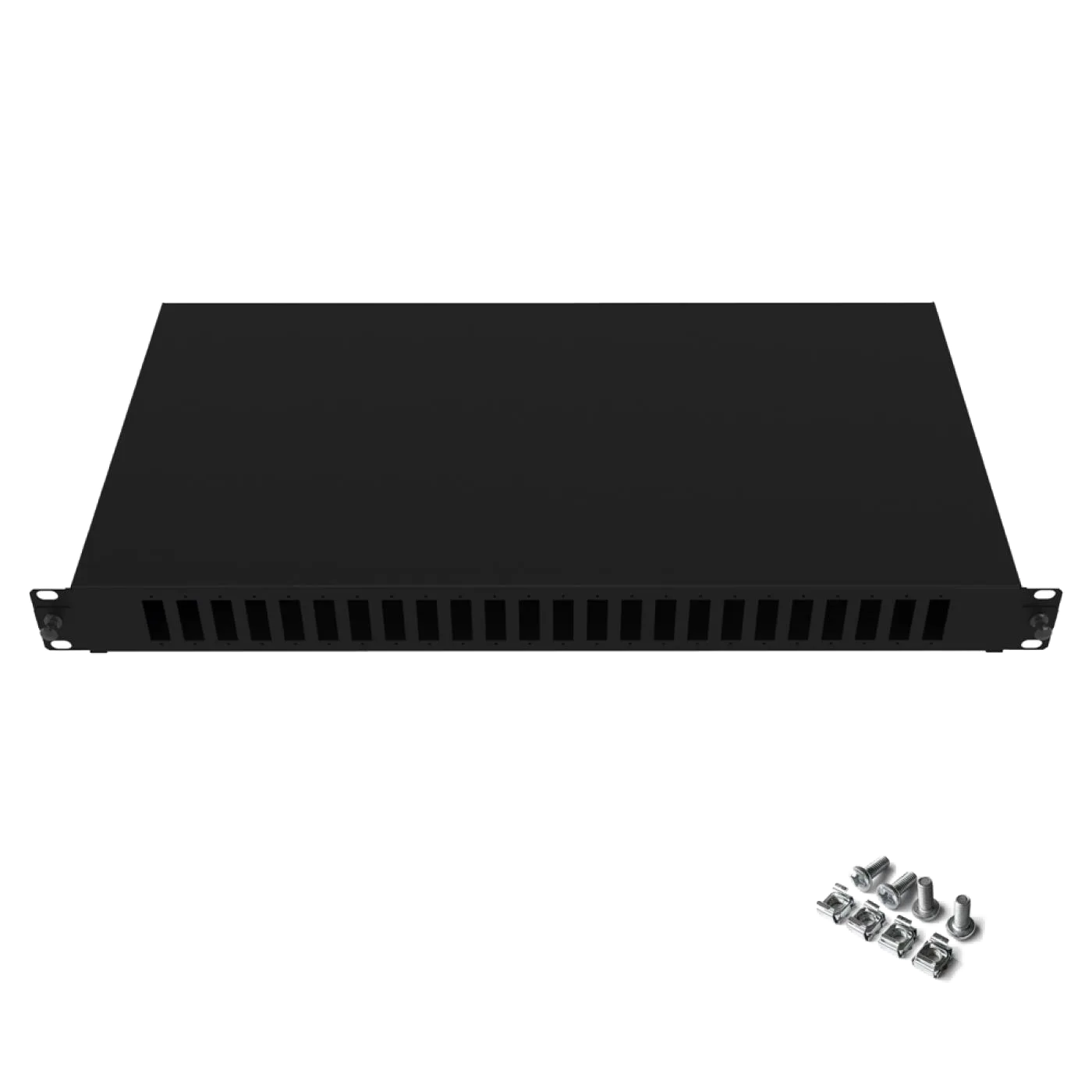 19" 1U 12 Port SC Duplex Fiber Optik Patch Panel(Boş) — 2