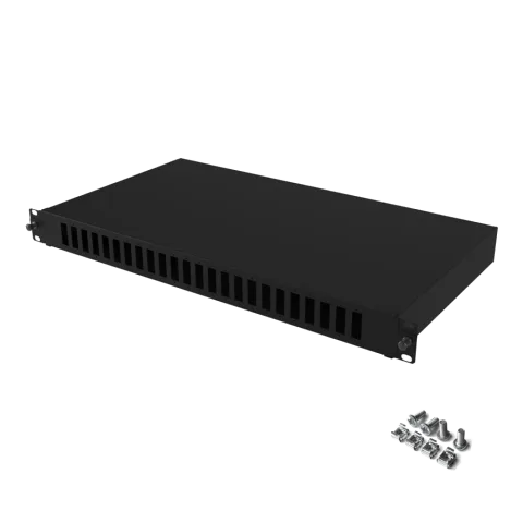 19" 1U 24 Port SC Duplex Fiber Optik Patch Panel(Boş)