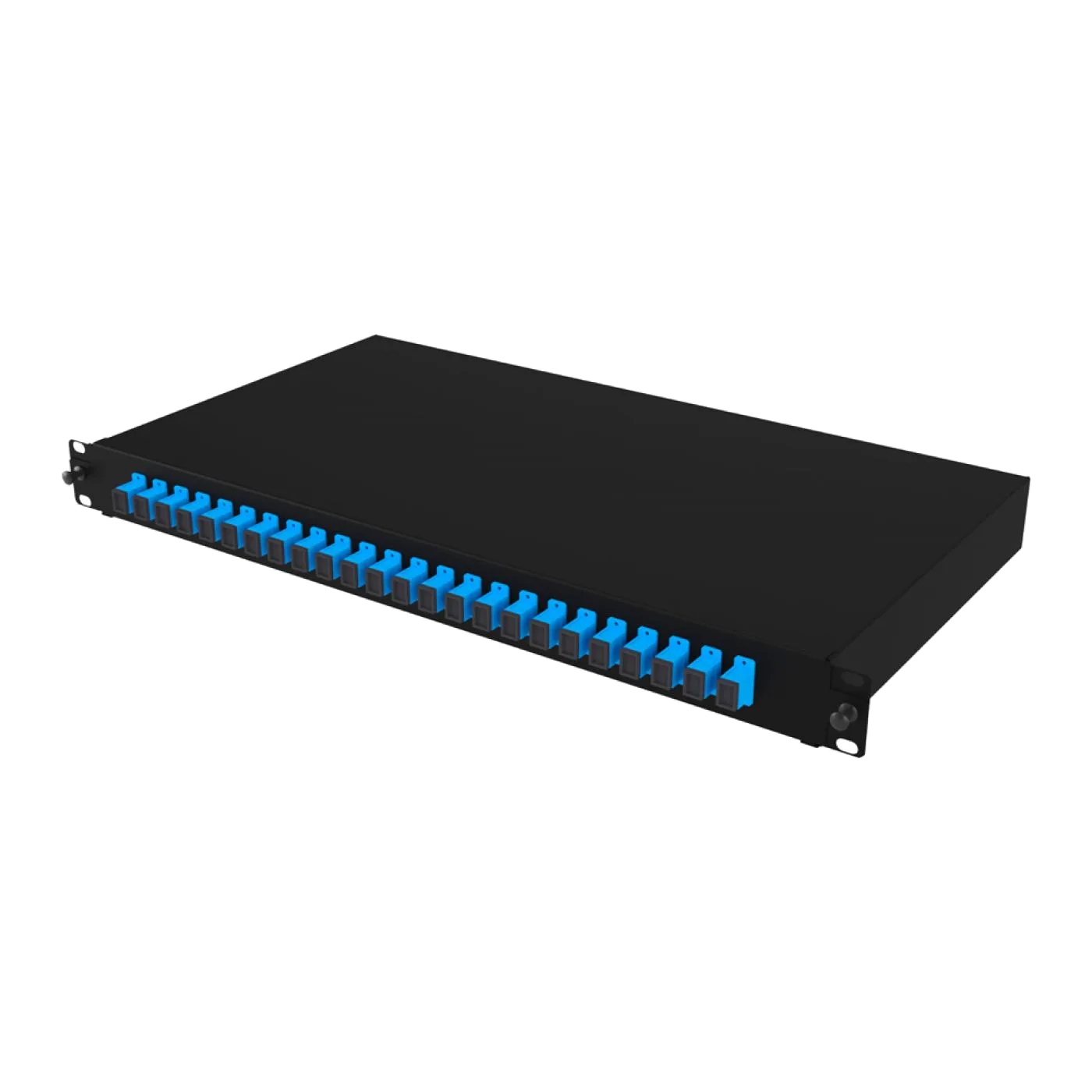 19" 1U 24 Port SC Simplex Fiber Optik Patch Panel Full(Dolu) — 4