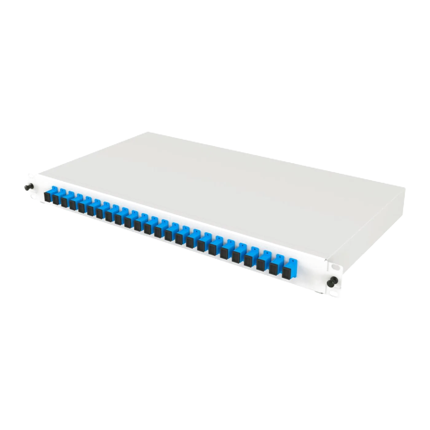 19" 1U 24 Port SC Simplex Fiber Optik Patch Panel Full(Dolu) — 6
