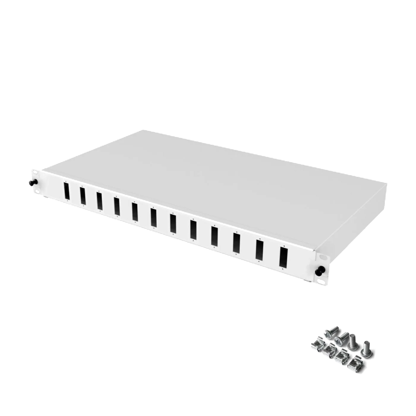 19" 1U 12 Port SC Duplex Fiber Optik Patch Panel Full(Dolu) — 2