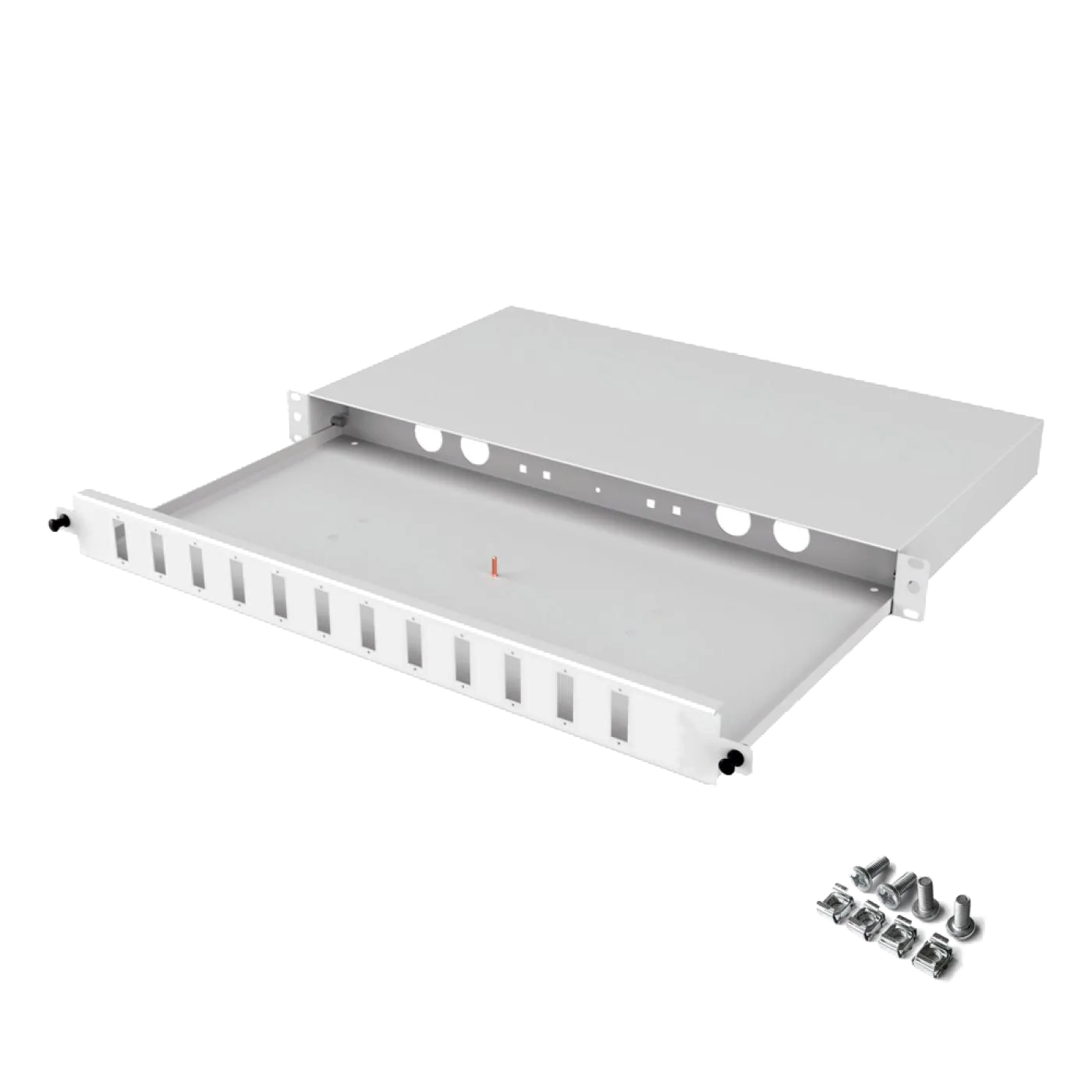 19" 1U 12 Port SC Duplex Fiber Optik Patch Panel Full(Dolu) — 4