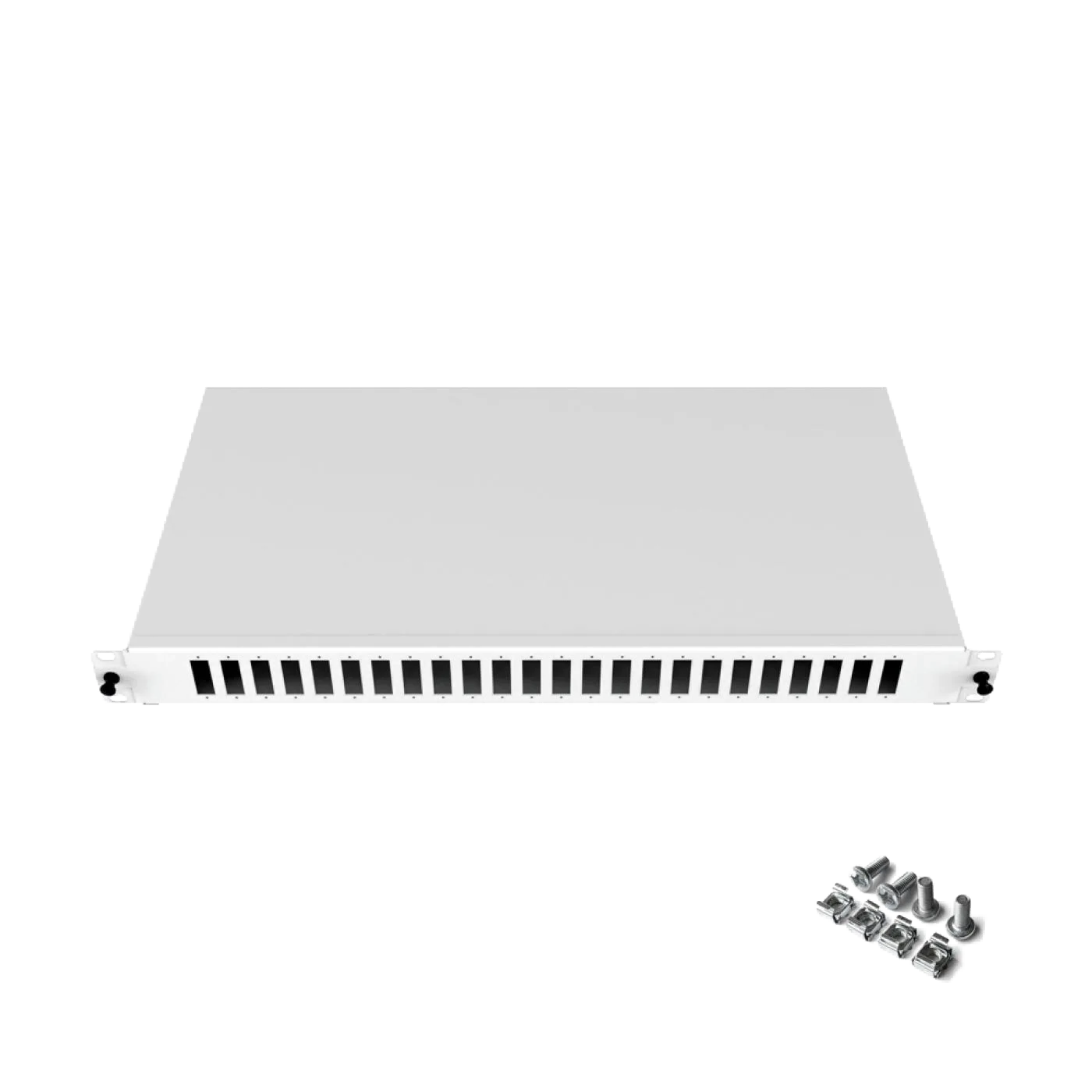 19" 1U 24 Port SC Duplex Fiber Optik Patch Panel Full(Dolu) — 3
