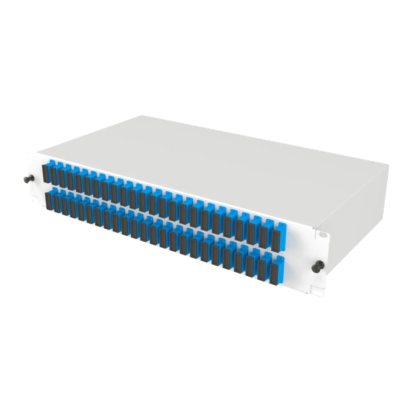19" 2U 48 Port SC Duplex Fiber Optik Patch Panel Full(Dolu) — 2