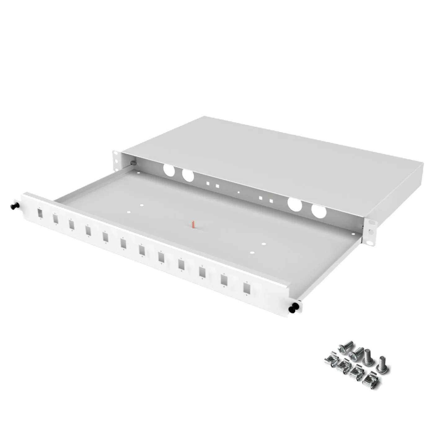 19" 1U 12 Port LC Duplex Fiber Optik Patch Panel Full(Dolu) — 4