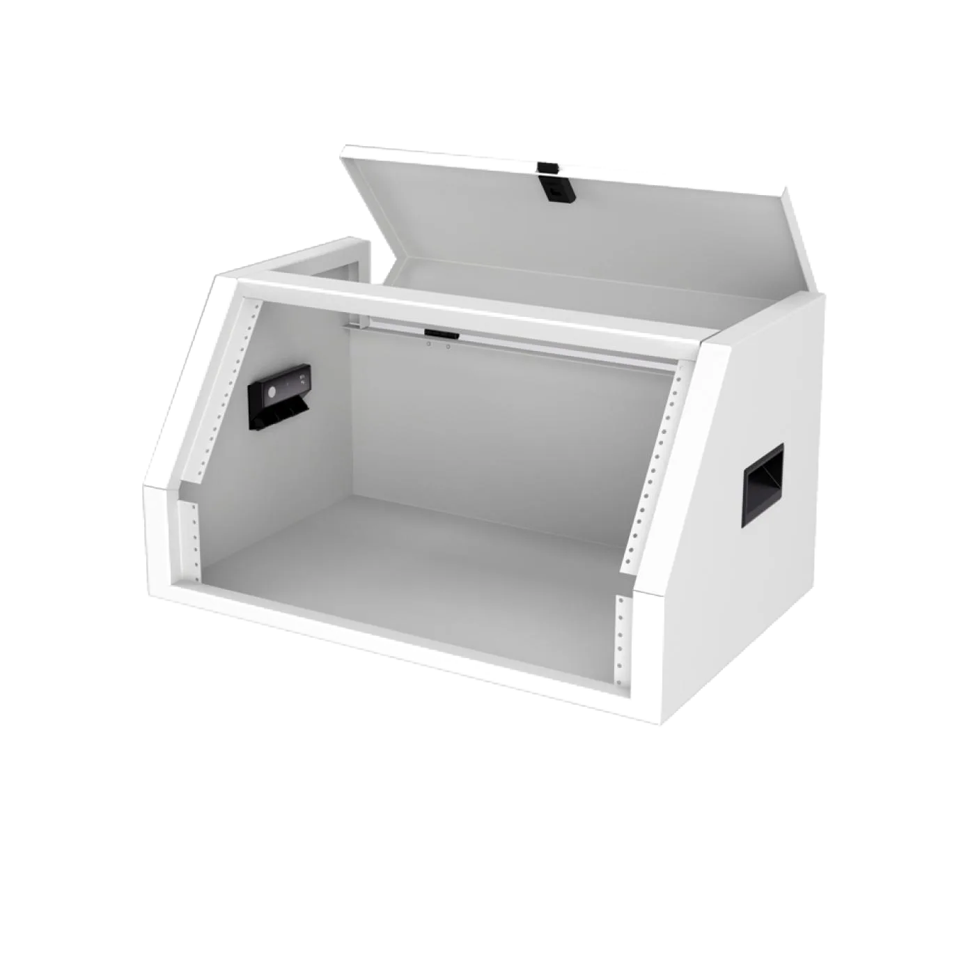 6U 19" Eğimli Sloping Panel Kontrol Kabini — 2