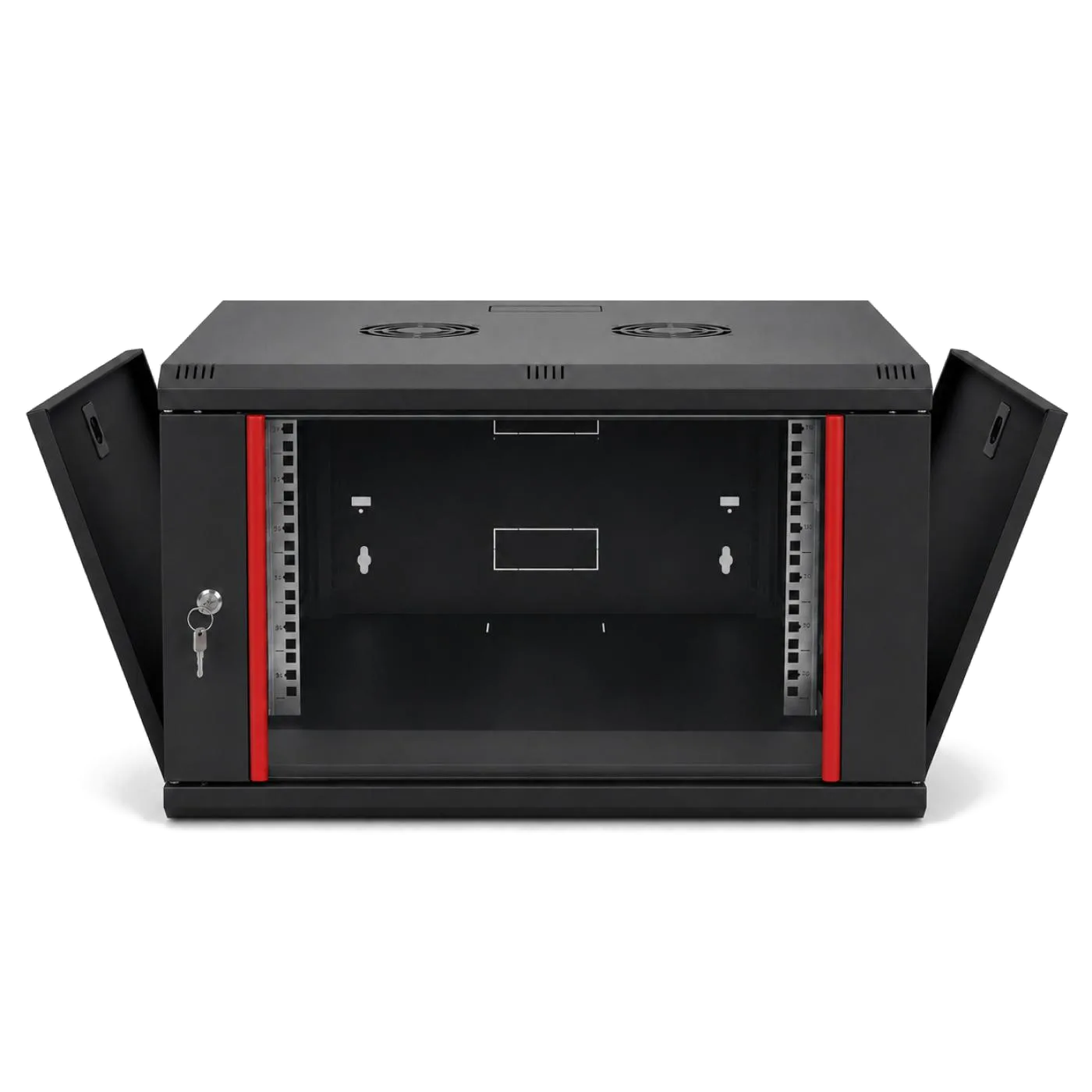 6U 19" 600mm Duvar Tipi Aptus Serisi Rack Kabinet — 5